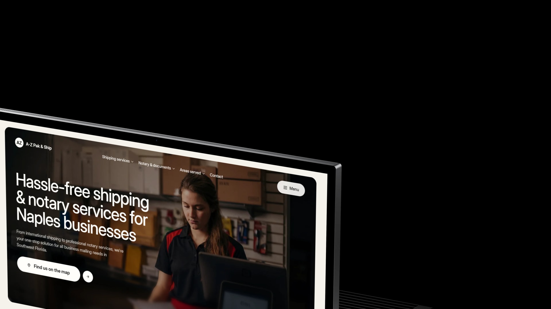 A-Z Pak & Ship case study — featured project visual