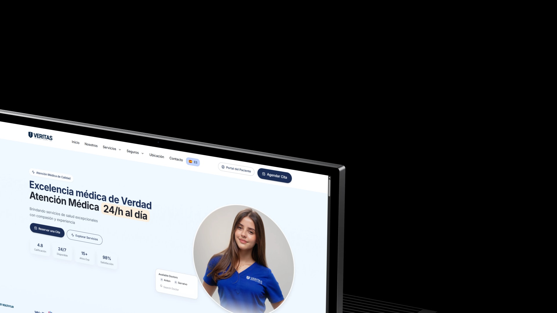 Veritas Medical Centers case study — featured project visual